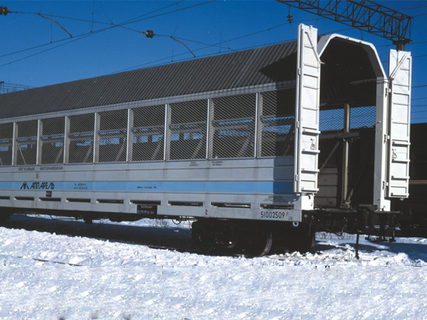 Перевозка автомобилей в вагонах-сетках